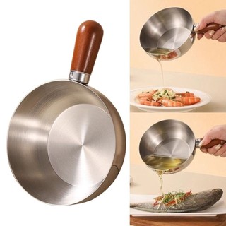 Nồi Thực Phẩm Bổ Sung JKDESIGN, Nồi Nhỏ Bạc Inox 304, Bát Tay Cầm Có Thể Tháo Rời Đơn Giản Tròn 0 Lớp Phủ Trộn Bát Đa Năng