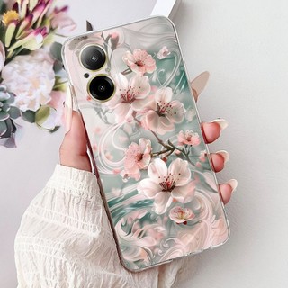 Dành Cho Realme C67 4G Vỏ RMX3890 Vỏ Bướm Silicon Mềm Trong Suốt TPU Chống Sốc Ốp Lưng Cho RealmeC67 C 67 4G