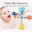 Đồ Chơi Tắm Cho Bé Hoạt Hình Tưới Nước Trẻ Em Bể Bơi Xịt Bathtoy Điện Xịt Nước Đồ Chơi Đầu Tắm