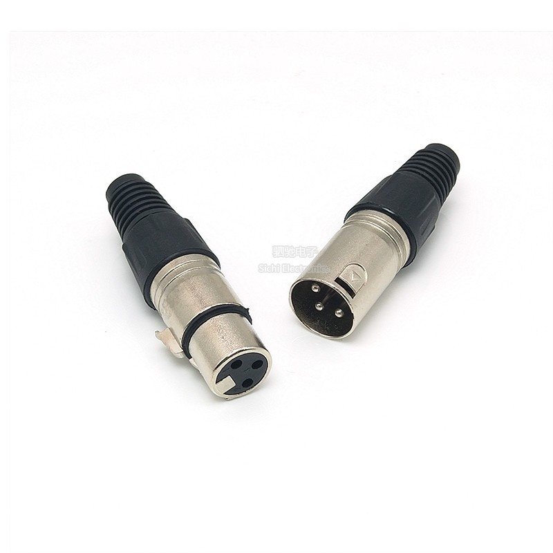 XLR 3 Lõi Nam / Nữ Thụy Sĩ XLR Nam XLR Nam Bộ Khuếch Đại Công Suất Âm Thanh Micro Cắm Nam Nữ Mông Cắm