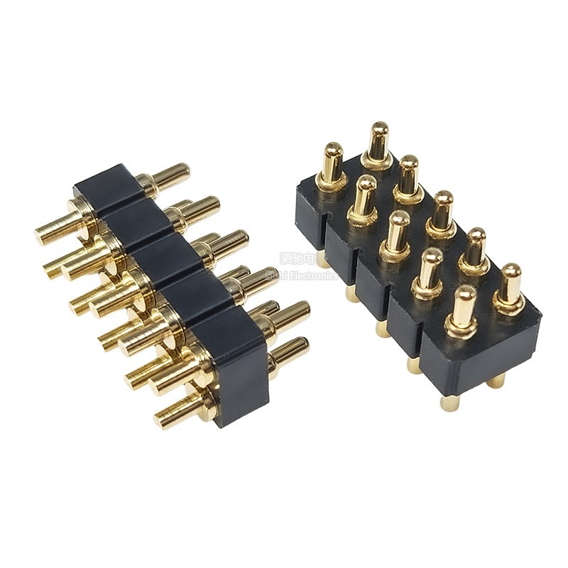 Pogopin Spring Thimble Cao Dòng Điện Đôi Đầu Nối Nam Nữ Mạ Vàng Miếng Dán Thử Nghiệm Đầu Dò Ăng Ten Thimble