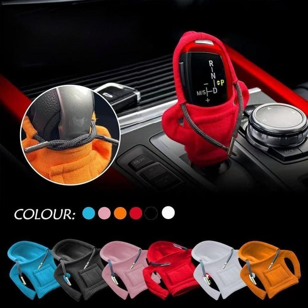 [COD] Bọc Đầu Cần Số Xe Hơi Hình Áo Hoodie – Thiết Kế Vui Nhộn, Dễ Thương, Trang Trí Nội Thất Ô Tô Sáng Tạo