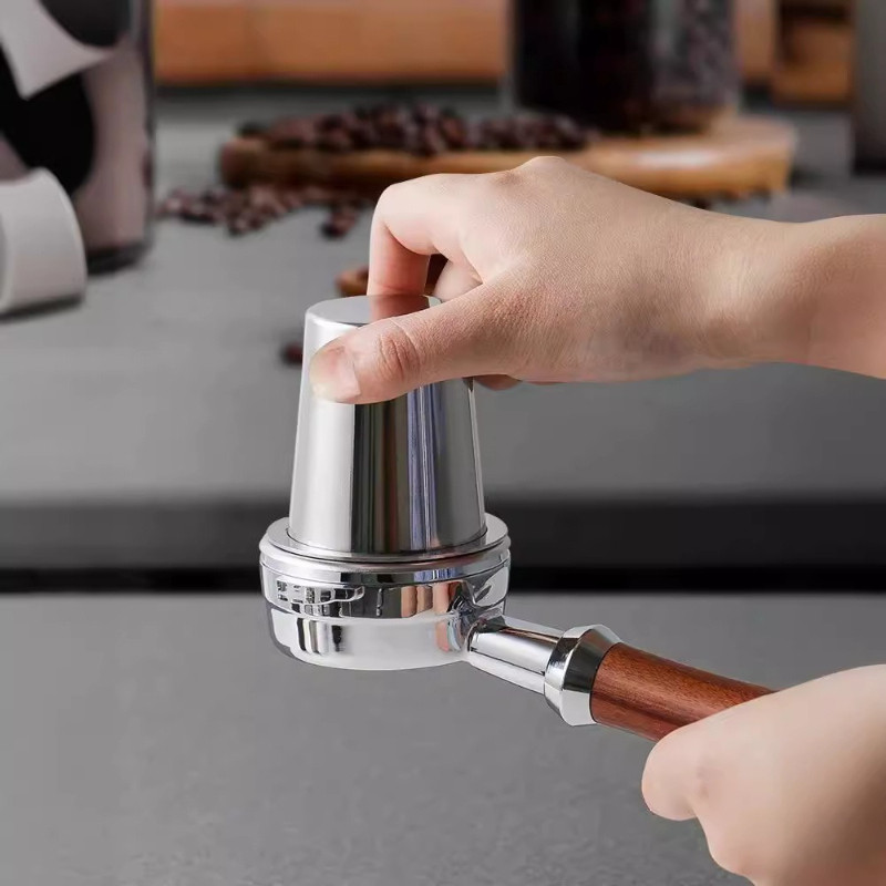 Ly Đong Bột Cà Phê Inox 304 Cao Cấp, Dosing Cup Tiện Lợi, Chống gỉ, Tách bột