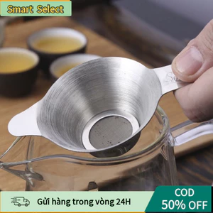 Lọc Trà Inox Dạng Phễu Có Tay Cầm – Lưới Thép Không Gỉ, Lọc Trà Vụn Tiện Dụng Cho Bàn Trà, Pha Trà Thủ Công