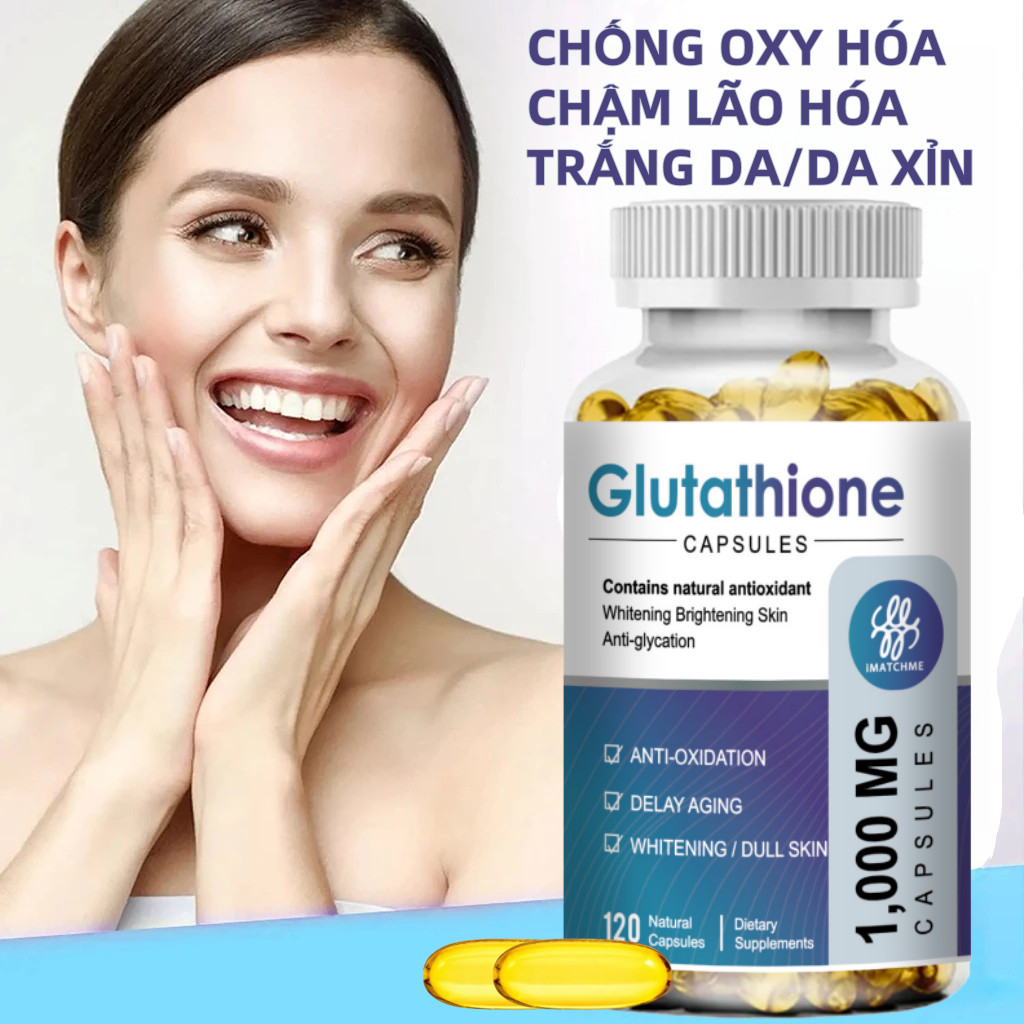 glutathione làm trắng da Viên uống KIRKLAND iMATCHME giúp da, đẹp da, giảm thâm nám và tăng cường khả năng miễn dịch Lait Glutathione Exclusive Lotion Size:90CT كريم للبشرة قليلة الترطيب