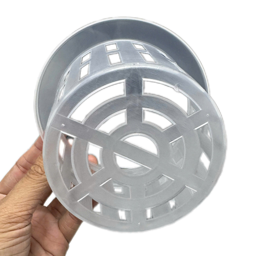 Rổ Nhựa Trồng Cây Thủy Sinh, Thủy Canh Cho Chậu Tròn (13x9cm)