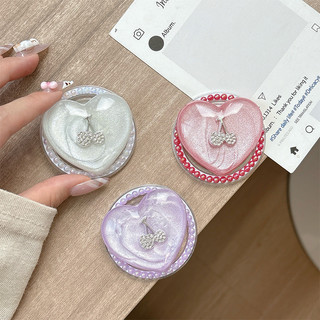 Kim Cương 3d Love Cherry Trơn Tròn Từ Tính Giá Đỡ Điện Thoại Cho IPhone 16 15 14 13 12 Pro Max 14 Plus Có Thể Gập Lại Pop Ring Grip Co Giãn Để Bàn Đứng P5