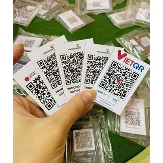 QR code in decal dán tường, dán kính, Mã Qr Code ngân hàng in theo yêu cầu, QR momo, sacombank, techcombank, MB...