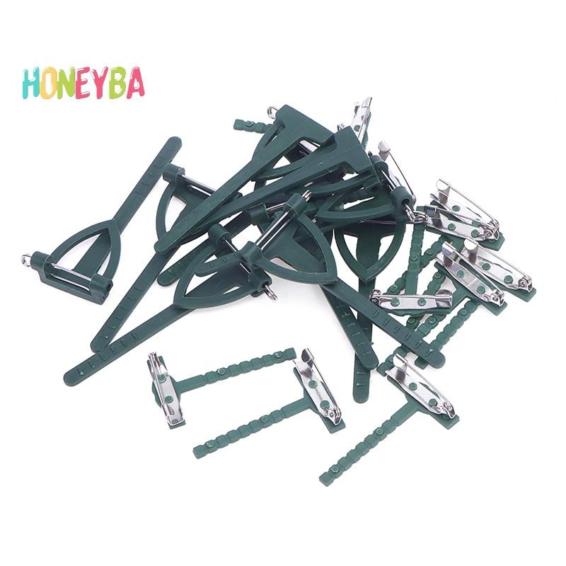 < Honeyba > 10 Cái DIY Nghệ Thuật Cây Hoa Trâm Giá Đỡ Cố Định Kẹp Hình Chữ T Tam Giác Pin Chất Liệu Trang Sức Cưới Làm Đồ Dùng Phụ Kiện