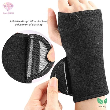 Heabety 1 Chiếc Nẹp Cổ Tay Cho Ống Cổ Tay, Nẹp Cổ Tay Hỗ Trợ Ban Đêm, Nẹp Cổ Tay Phải Tay Trái, Dành Cho Nữ Và Nam Mới