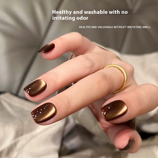 ANNIES Gel Sơn Móng Tay Từ Tính Mắt Mèo Màu Nâu Vàng Thu (Autumn Gold) 10ml - UV Vĩnh Viễn