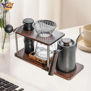 Đế Cà Phê Nhỏ Giọt Đổ Trên Trạm Cà Phê Có Thể Tái Sử Dụng Đa Năng Sắp Xếp Giá Gỗ Trang Trí Với Đế Lọc