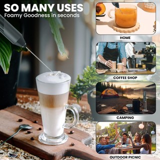 Máy đánh trứng JiKK, Máy tạo bọt sữa Mini cầm tay, Máy xay cà phê tự động cầm tay chất lượng cao Dụng cụ nhà bếp
