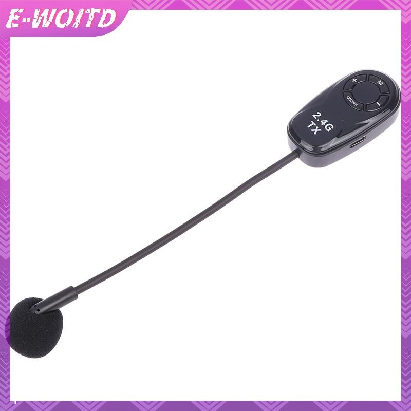 Tai nghe E-WOITD Bộ phát micrô không dây 2.4G có đầu thu cho bộ khuếch đại giọng nói HNVN