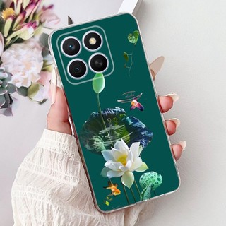 Dành Cho Honor X8c Vỏ ABR-LX1 ABR-LX2 ABR-LX3 Ốp Lưng Mới Phong Cách Bướm Hoa Mềm Mỏng Cho HonorX8c X 8c 2025 Ốp Lưng