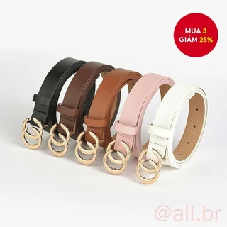Thắt Lưng cotton Bản Rộng Phong Cách Đồng Quê Cho Nữ