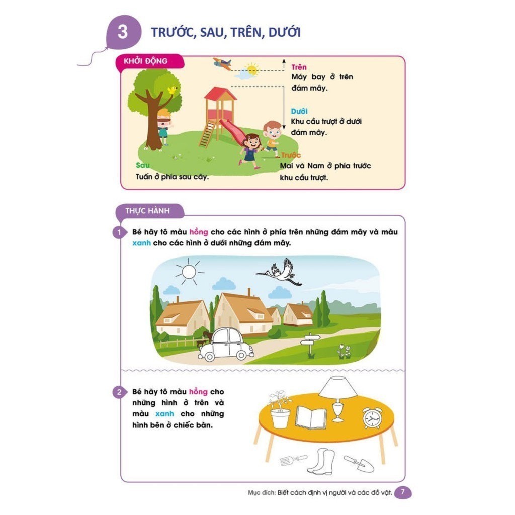 Sách - Chinh Phục Toán Tư Duy 4-6 Tuổi Tập 1 - Sắc Màu Toán Họ