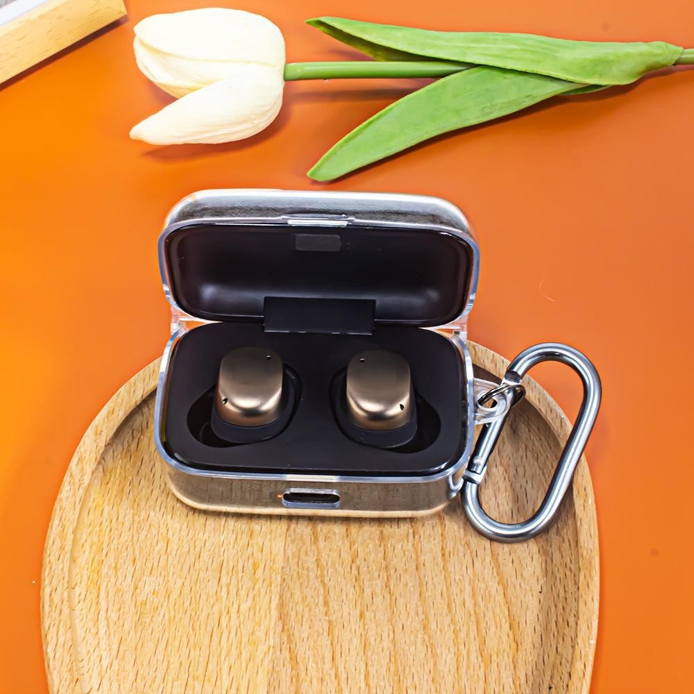 ESSENCEH Cover, Bảo vệ PC bảo vệ, có móc Vỏ trong suốt chống sốc cho Sennheiser Momentum True Wireles / 4 Phụ kiện tai nghe thông minh