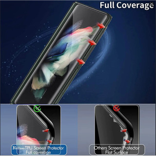 Lắp đặt miễn phí Kính cường lực HD cho Samsung Galaxy Z Fold 6 5G Fold 6 5 4 3 2 Bảo vệ màn hình Flim