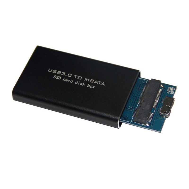 Hộp đĩa SSD MSATA sang USB 3.0 cho SSD MSATA 30x50mm 30x30mm