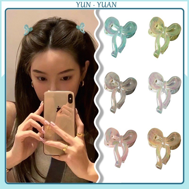 [Yunyuan] Kẹp nơ Streamer 4cm mới Nhật Bản và Hàn Quốc Đầu công chúa ngọt ngào dễ thương Kẹp tóc nửa phần Kẹp tóc vừa Phụ kiện tóc
