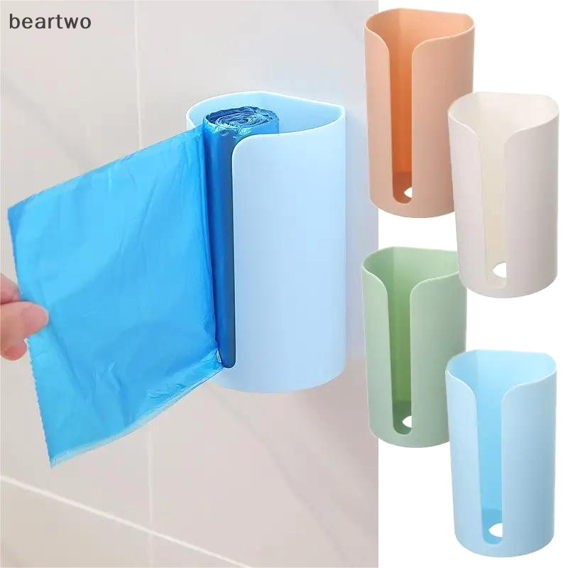 < Beartwo > Túi Đựng Rác Hộp Đựng Rác Treo Tường Túi Đựng Rác Nhà Bếp Túi Nhựa Hộp Đựng Phòng Tắm Túi Đựng Rác Người Tổ Chức Đẹp