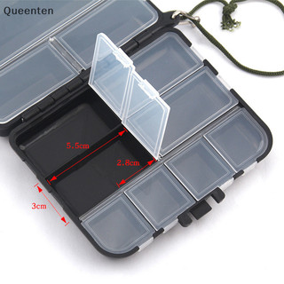 Queenten Lure Hộp Bảo Quản Phụ Kiện Câu Cá Hộp Phụ Kiện Câu Cá Móc Câu Bảo Quản Mồi Hộp QT