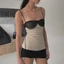 Klalien Nữ Hot Mới Áo Vest Sling Off Tay Skinny Đa Năng Mùa Hè Đường Phố Thời Trang Cao Cấp