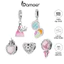Bamoer Bạc 925 Quyến Rũ Công Chúa Cổ Tích DIY Cho Vòng Tay Dây Chuyền SCC22037