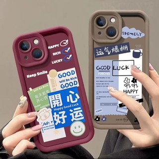 Ốp Điện Thoại Minh Họa May Mắn Và Hạnh Phúc Cho Samsung A35 A50 A50S A30S A51 A52 A52S A53 A54 A55 A71 A73 Ốp lưng Chống Sốc