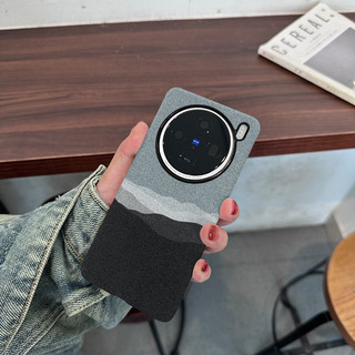 Ốp điện thoại di động VIVO X100S phù hợp với vùng đồi ồn Ốp cứng mờ toàn bộ Ốp mềm chống rơi X100PRO silicon Spot goods