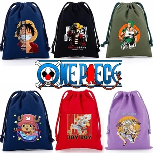 One PIECE túi dây rút hoạt hình túi đựng quà tặng túi vải sang trọng