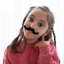 12 Chiếc Halloween Hóa Trang Đảng Cosplay Giả Râu Ngộ nghĩnh Giả ria mép Miếng Dán Đạo Cụ