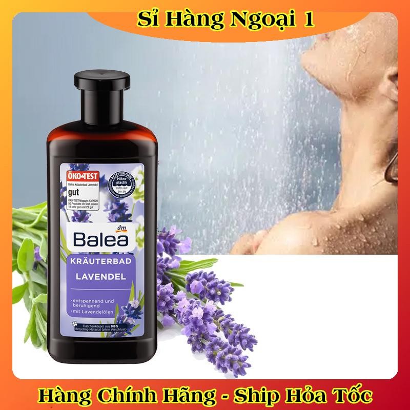 [Date mới nhất] Sữa tắm thảo dược tạo bọt hương Bạch Đàn và Hoa Oải Hương Balea 500ml - Hàng nội địa Đức