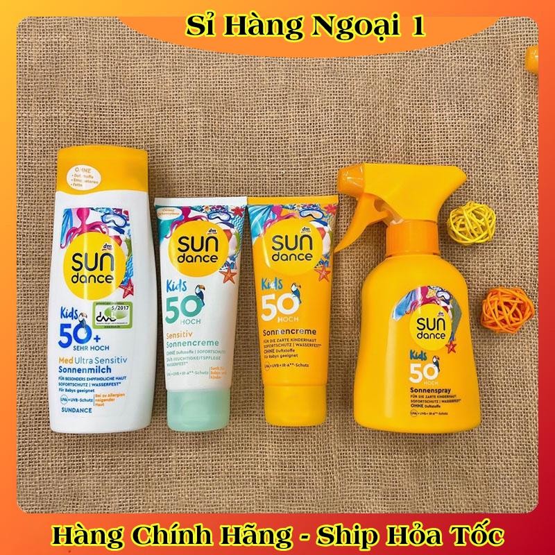 Bộ Kem chống nắng Sundance, Cien kids cho bé của Đức - Date mới đủ bill