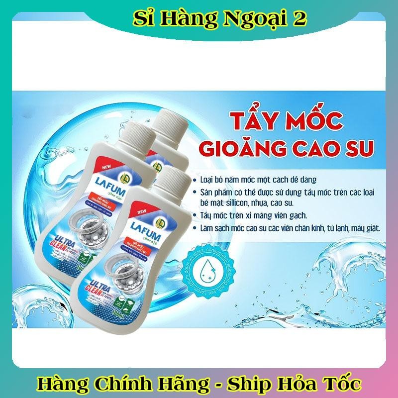 Tẩy mốc gioăng cao su LAFUM loại bỏ nấm mốc trên bề mặt cao su máy giặt tủ lạnh, silicon, nhựa, nền gạch, viền chân kí