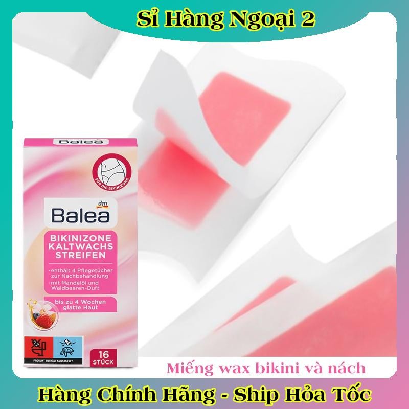 Miếng tẩy lông mặt, ria mép, lông mày, bikini Balea của Đức - Date mới Đủ Bill (Shop có che tên SP)