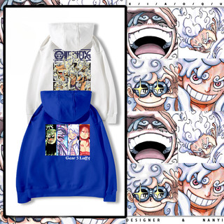 2024 One Piece Luffy Và Zoro Trẻ Em Áo Khoác Anime Bé Trai Và Bé Gái Mùa Thu Áo Ấm Áp Hoạt Hình Quần Áo