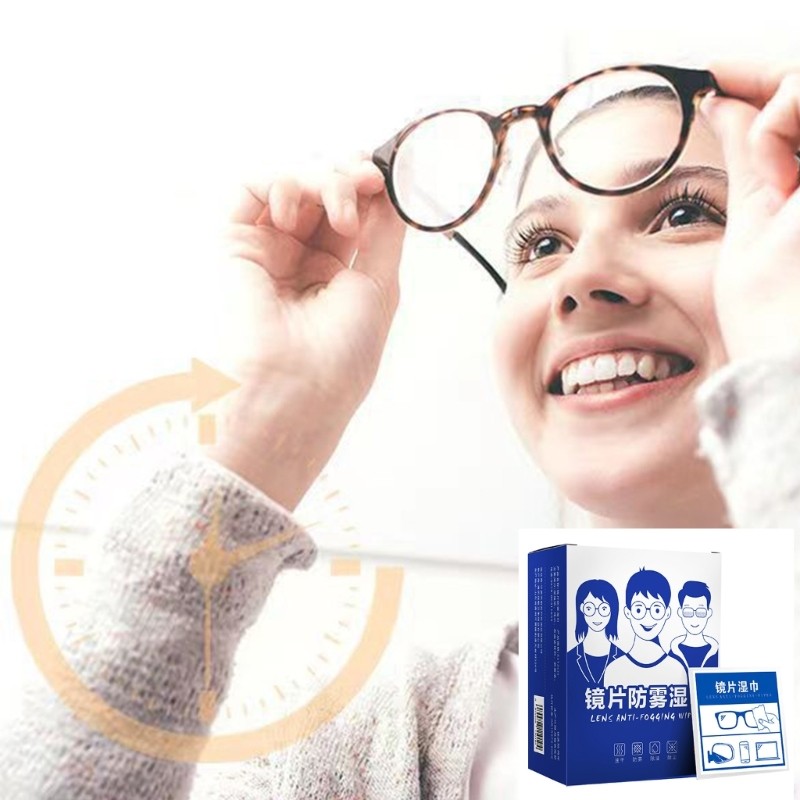 PPY Antifogging Eyeglass Lens Cleaner 100 Gói Khăn Lau Cho Kính Mắt Và Màn Hình