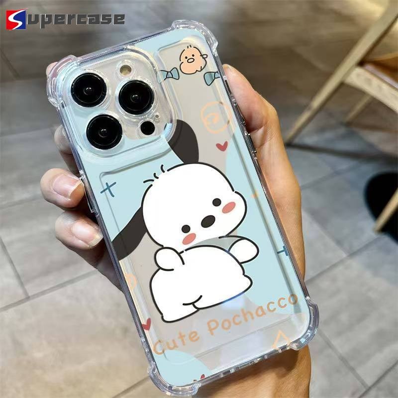 Vỏ Pochacco Dễ Thương Cho OnePlus Nord N100 N10 3 CE3 2 CE CE2 Lite 2T ACE 3 3V 2V 2 12 12R 11 11R 10R 10T 9 RT 9R 8 8T 7 7T 6 6T Pro Vỏ Chống Sốc Trong Suốt Mềm Mại Vỏ