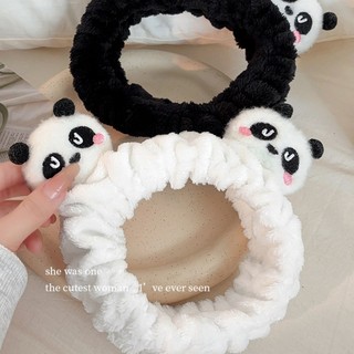 Phong Cách Hàn Quốc Hoạt Hình Gấu Trúc Băng Đô Nữ Thời Trang Rửa Mặt Tóc Thời Trang Sang Trọng Cô Gái Băng Đô