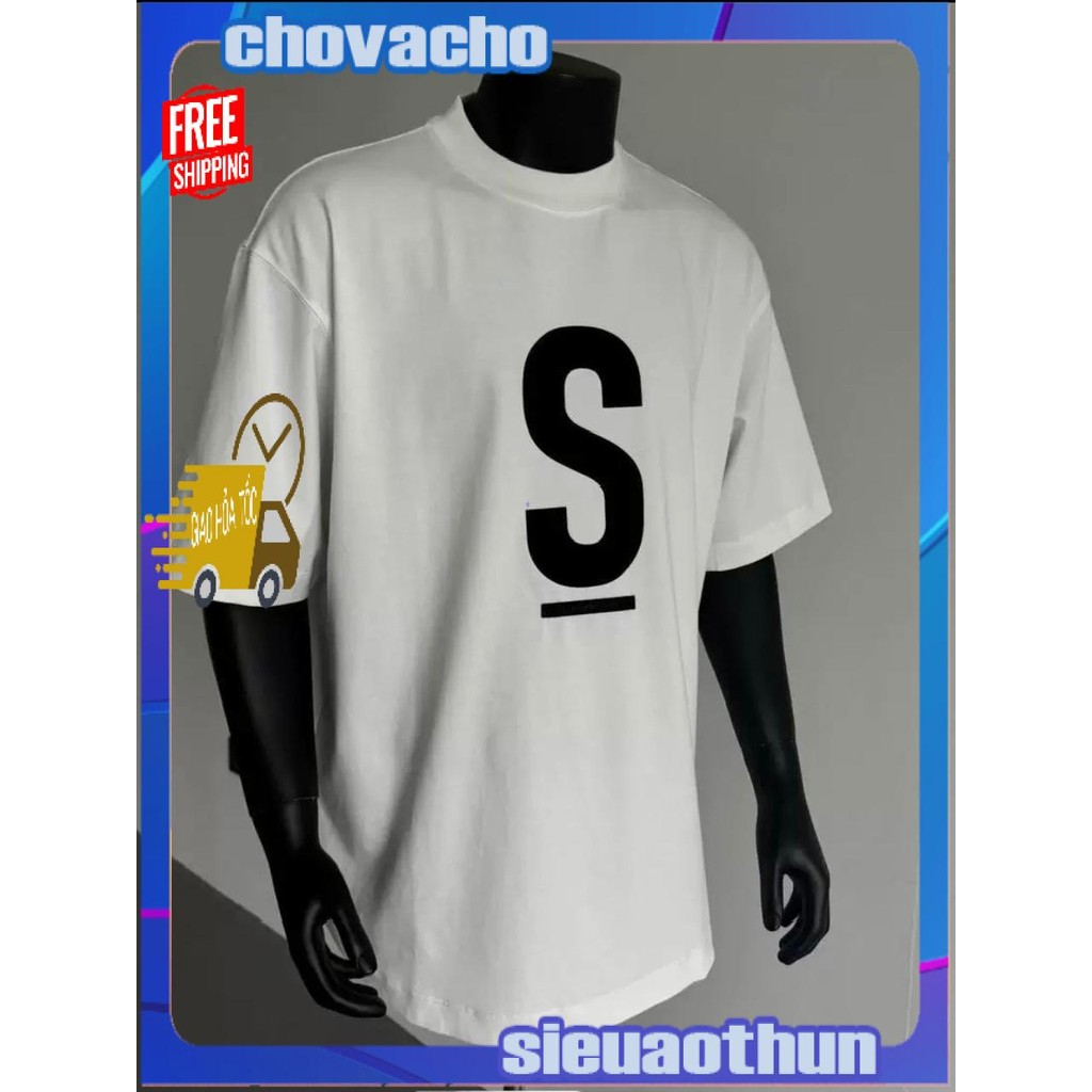 Áo thun Stee Cổ tròn S Localbrand ICVCVNI Unisex Menwear Cotton