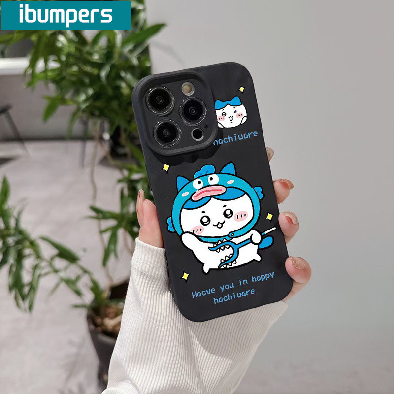 ibumpers Ốp Lưng iPhone Xinh Cute Taiyaki Chiikawa In Hình Ốp Điện Thoại Dày Dặn Silicon Mềm Chống Sốc Chống Bẩn Cho Iphone 15 14 12 13 11 Pro Max IP 7 8 Plus Iphon X XS XR
