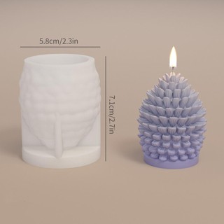 Diy Giáng Sinh Tuyết Pinecone Khuôn Thơm Nến Khuôn Dễ Dàng Phát Hành Dầu Pinecone Khuôn