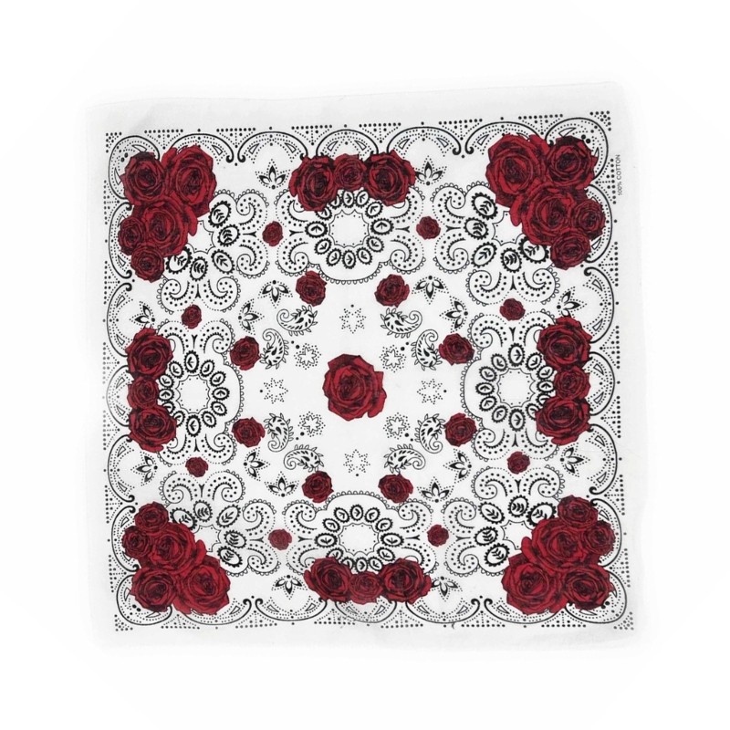 Vua 21 Đầu Quấn Hip Hop Đầu Khăn Tóc Bandana Mịn Turban Hoa Hồng Hoa Văn