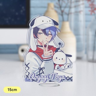 Aoyagi Toya Shinonome Akito Đứng Anime Móc Khóa Sống Động BAD SQUAD Móc Chìa Khóa Nữ Hình Mẫu Tấm Chìa Khóa Acrylic Quà Tặng