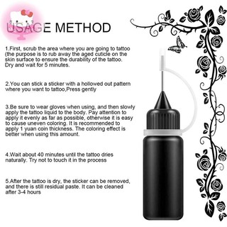 Moonlights 10Ml Dán Mực Xăm Bán Vĩnh Viễn Cho Nhãn Dán Sơn Thân Thể Tự Nhiên Tạm Thời EN