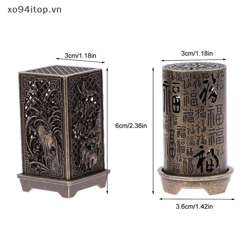 Xoitop Vuông Tròn Dọc Hợp Kim Giá Đỡ Hương Trang Trí Hương Đốt Trong Nhà Lư Hương Để Bàn Phụ Kiện Nhà VN