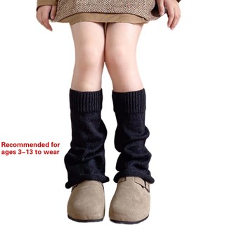 DE Trẻ Em Thời Trang loe Chân Ấm Hơn Ống Dài Tất Unisex Trẻ Em Xu Hướng loe Chân Dài Tất Cho Trẻ Em Từ 3-10 Tuổi