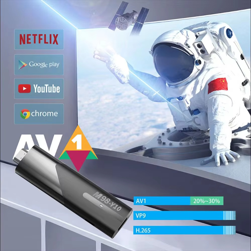 Mini TV Stick Android 11 Hỗ Trợ Bộ Giải Mã Trò Chơi Điện Tử 4K 2.4G Và 5G WiFi Media Player Cho Khách Du Lịch TV Thu Cho Google Promettant